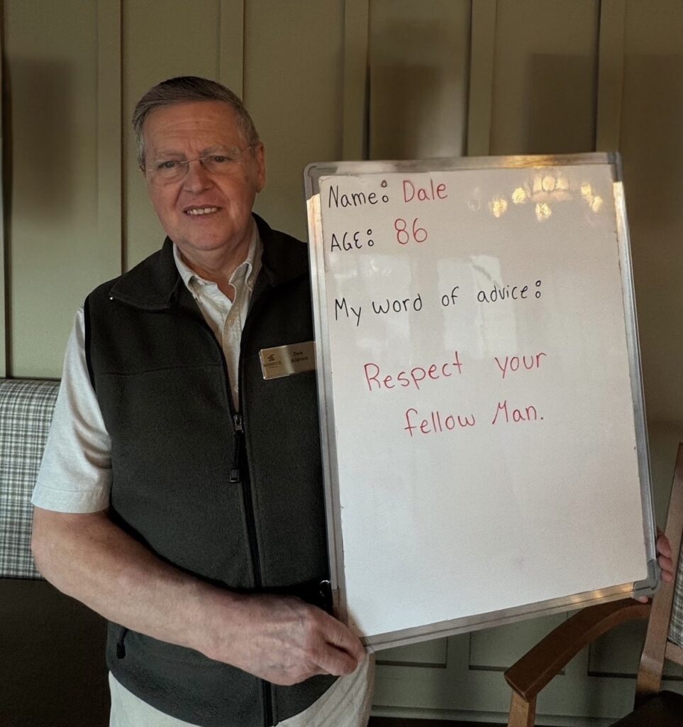 Dale Aldrich sharing his one piece of advice. Cassie McNutt/TRU.